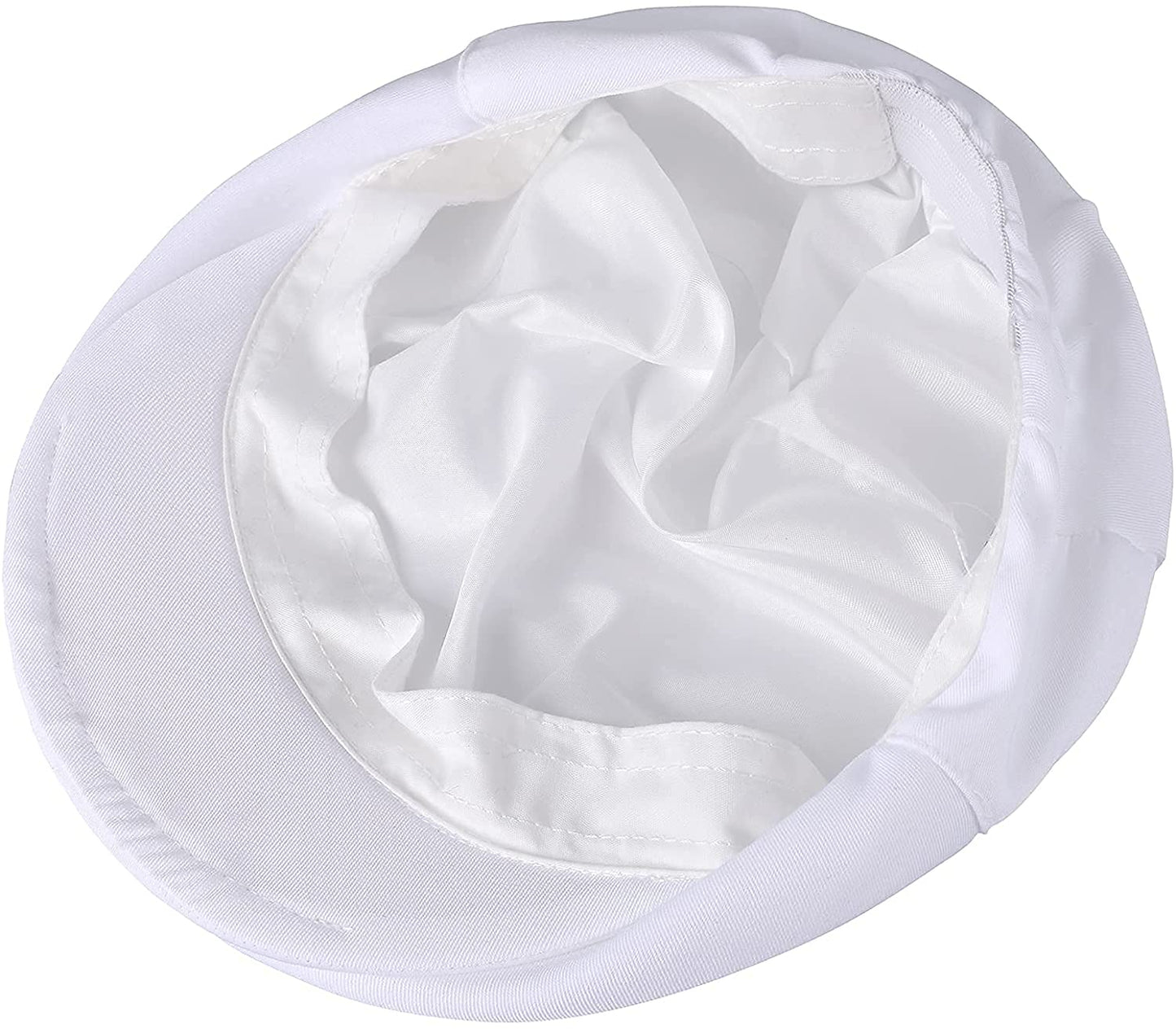 A&J DESIGN Baby Boys White Baptism Hat Vintage Drivers Cap Kids Ivy Flat Hat